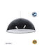 GloboStar Serenia Ceiling Light Black Bell with E27 Socket 60x30x30cm