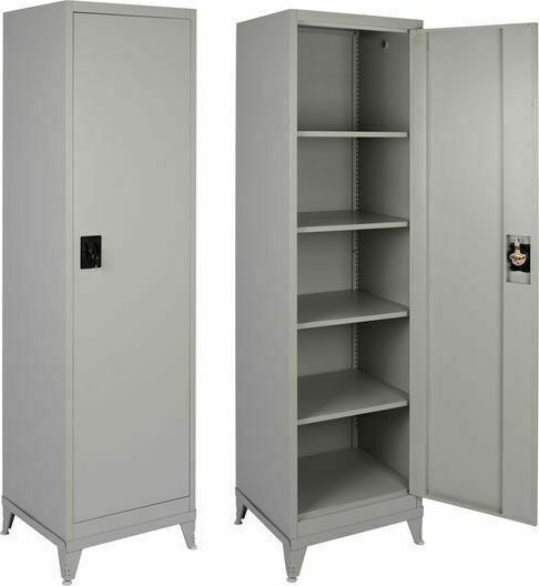Еднолистен Метален Галванизиран 50x45x190.5см Еднолистен Метален Галванизиран 50x45x190.5см