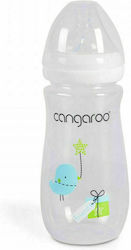 Cangaroo Plastikflasche Birdy Blu Gegen Koliken mit Silikonsauger für 3+ Monate Junge 300ml 1Stück