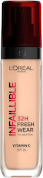 L'Oreal Paris Infaillible 32H Frische Wear Flüssig Make-up/Foundation 30ml