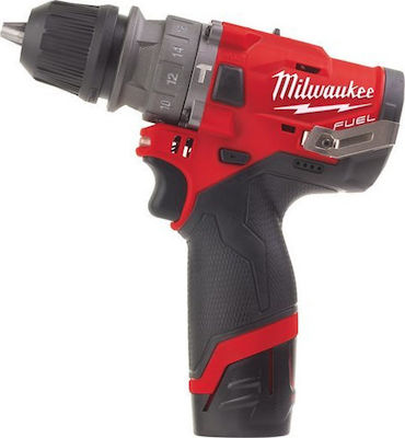 Milwaukee M12 FPDX KIT-202X Κρουστικό Δραπανοκατσάβιδο Μπαταρίας Brushless 12V 2x2Ah