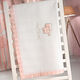 Saint Clair Blanket Cot Africa Waffle Pink 110x150cm