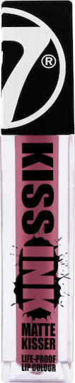 W7 Cosmetics Kiss Ink Υγρό Κραγιόν Matte 7ml