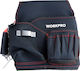 WorkPro Gürteltasche Werkzeuge Stoff 9 Positionen mit Hammerhalterung