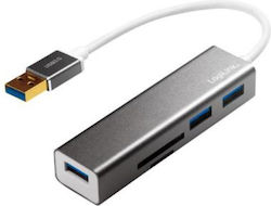 LogiLink USB Hub 3 Θυρών (USB-A) UA0306 LogiLink USB Hub 3 Θυρών (USB-A) UA0306