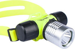 GloboStar Diving Safety Light Rechargeable LED for Head with Brightness 300lm for Maximum Depth 100m IP68 3W