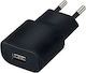 Forever Încărcător Fără Cablu cu Port USB-A Negruς (TC-01)