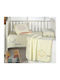 Morven Κουβέρτα Ισπανίας Κούνιας Baby Luz D48 Βελουτέ Μπεζ 110x140εκ.