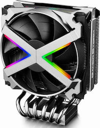 Deepcool Fryzen Ψύκτρα Επεξεργαστή για Socket AM4/TR4 με RGB Φωτισμό Ασημί