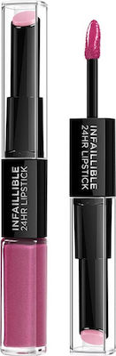 LOreal Infallible 2 Steps 24H Lip Colour 114 Ever Nude 