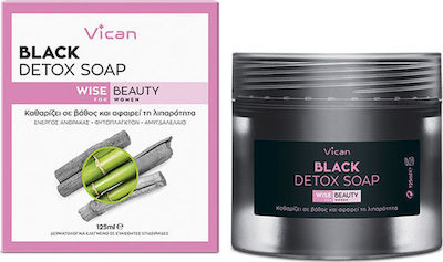 Vican Creme Reinigung Black Detox Soap 125ml