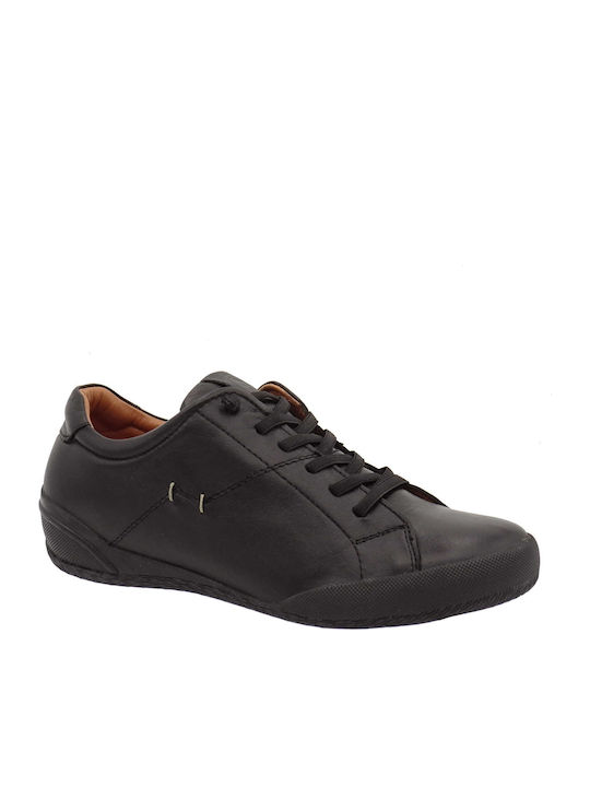 Safe Step 18403 Women's Leather Oxford Shoes Black