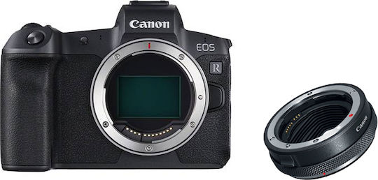 Canon EOS R Mirrorless Camera Body + EF-EOS R Adapter Black