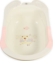 Cangaroo Faltbare Babybadewanne Starfish mit Thermometer Pink