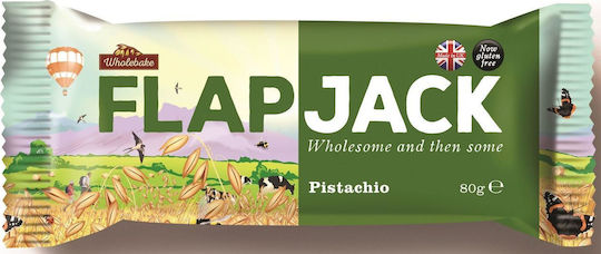 Wholebake Bar Oat / Energy / Flapjack with Pistachio (1x80gr) 80gr