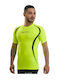 Givova Running Shirt Bărbați T-shirt Sportiv cu Mânecă Scurtă Verde