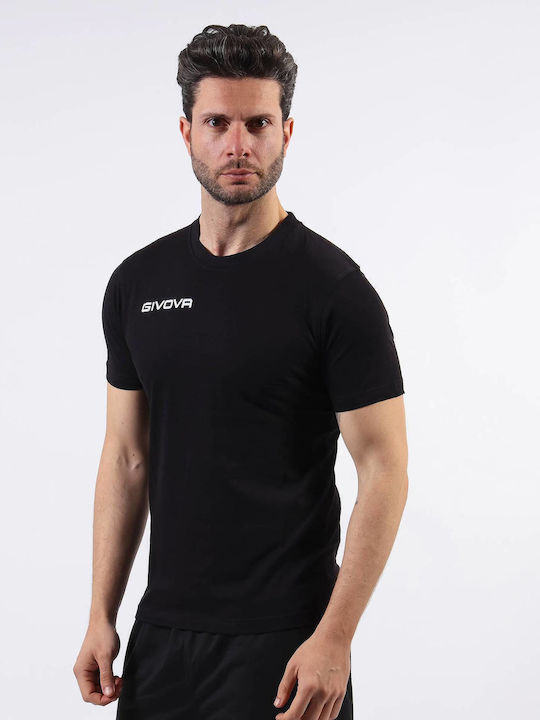 Givova Fresh Αθλητικό T-shirt Μαύρο