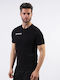 Givova T-Shirt Fresh Αθλητικό Ανδρικό T-shirt Μαύρο με Λογότυπο