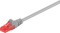 Goobay 68444 U/UTP Cat.6 Cablu Ethernet 10m Gri