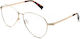 Max & Co Women's Metal Prescription Eyeglass Frame 393 G 7JX