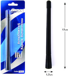 Autoline Κεραία Αυτοκινήτου Οροφής Onyx Small Βιδωτή για Ραδιόφωνο σε Μαύρο Χρώμα