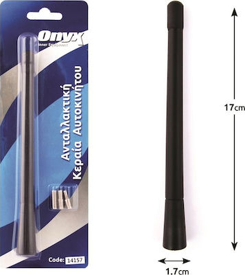 Autoline Car Antenna Roof Onyx Small Threaded for Radio