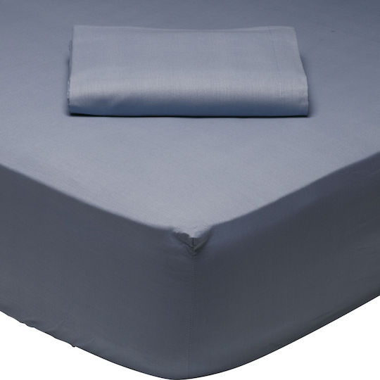 Das Home Best 1006 Bettlaken Super-Doppel 230x260cm Blau