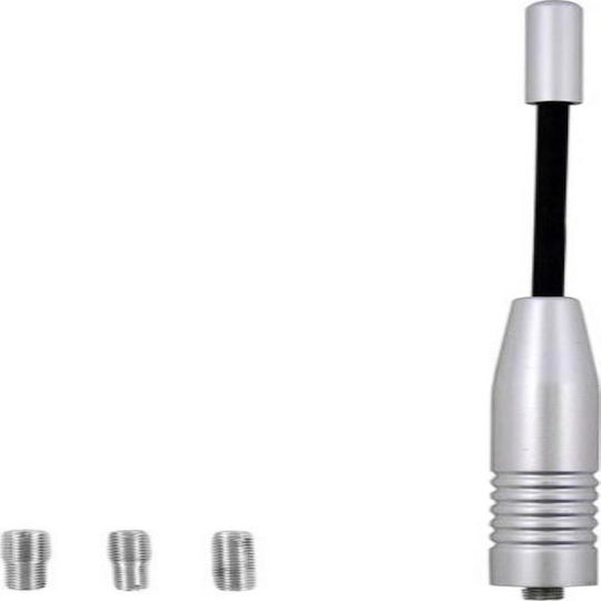 Autoline Car Antenna Roof Onyx Threaded for Radio in Silver Color