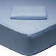 Das Home Bettlaken Super-Doppel 230x260cm. Best 1005 Hellblau