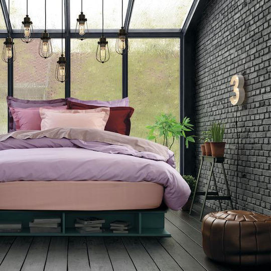 Das Home Sheet Super-Double with Elastic 170x200+35cm. Best 1012 Pink