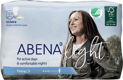 Abena Light Extra 3 Women's Incontinence Pad Normal Flow 4 Drops 10pcs