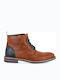 Commanchero Original Men's Leather Military Boots Tabac Brown