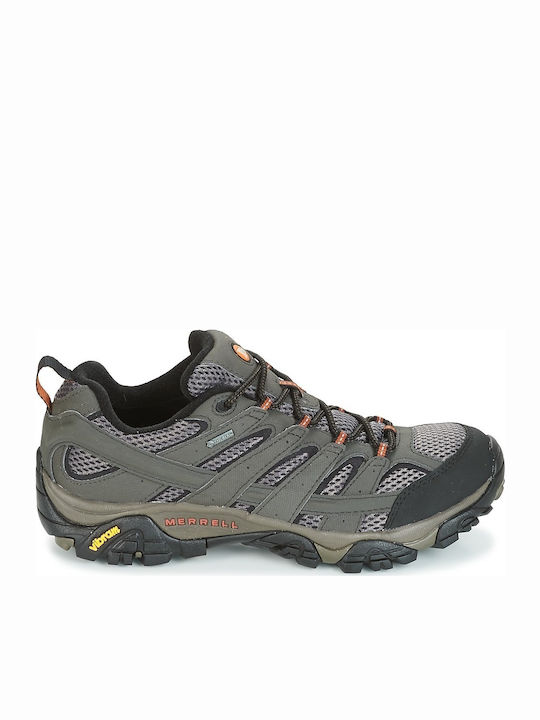 Merrell Moab 2 GTX Ανδρικά Ορειβατικά Παπούτσια Αδιάβροχα με Μεμβράνη Gore-Tex Γκρι