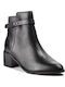 Clarks Poise Freya Leather Women's Ankle Boots with Medium Heel Black