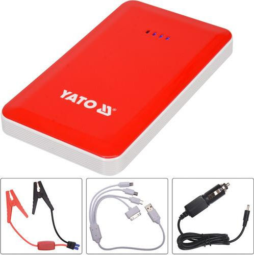 Yato Starter & Power Bank 7500mAh Φορητός Εκκινητής Μπαταρίας Αυτοκινήτου 7500mAh με Power Bank / USB 12V