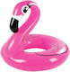 Bluewave Inflatable Floating Ring Flamingo with Handles Blue 120cm