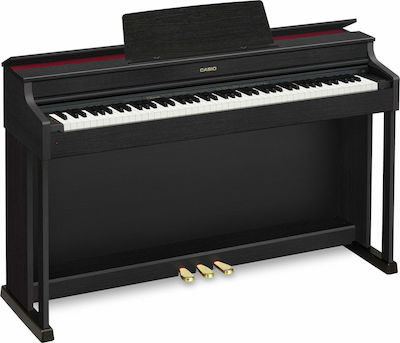 Casio Ηλεκτρικό Όρθιο Πιάνο AP-470 Celviano με 88 Βαρυκεντρισμένα Πλήκτρα Ενσωματωμένα Ηχεία και Σύνδεση με Ακουστικά και Υπολογιστή Satin Black