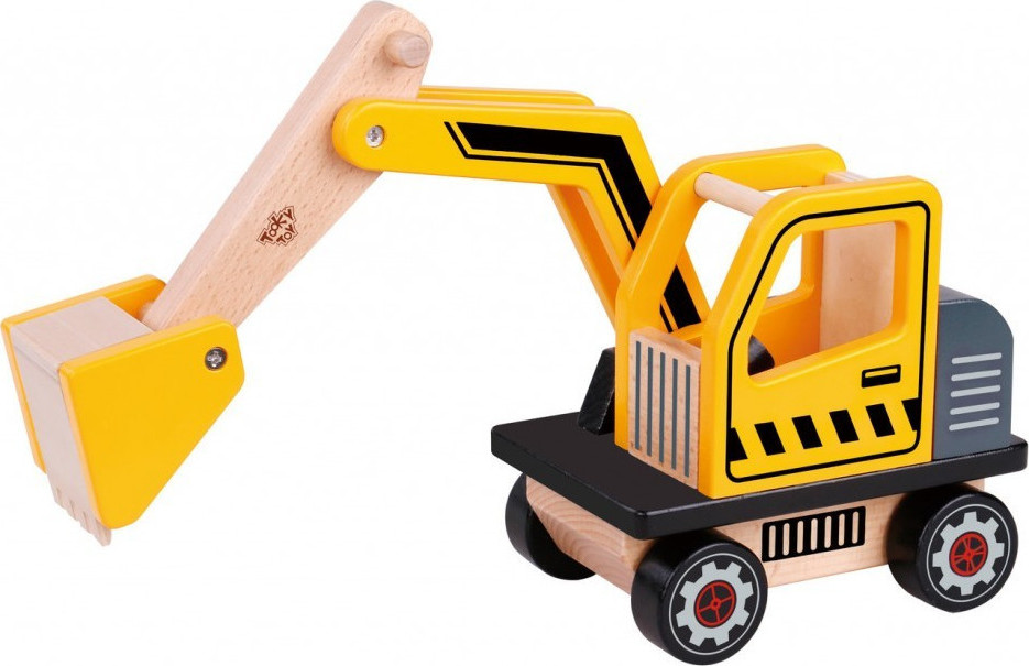 Tooky Toys Wooden Excavator Toy Skroutz.gr