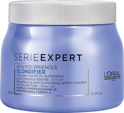 L'Oreal Professionnel Blondifier Restoring & Illuminating Μάσκα Μαλλιών για Επανόρθωση 500ml