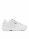 Disruptor II Premium Chunky Sneakers White