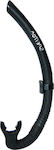 Spetton Matt Black Snorkel Black with Silicone Mouthpiece