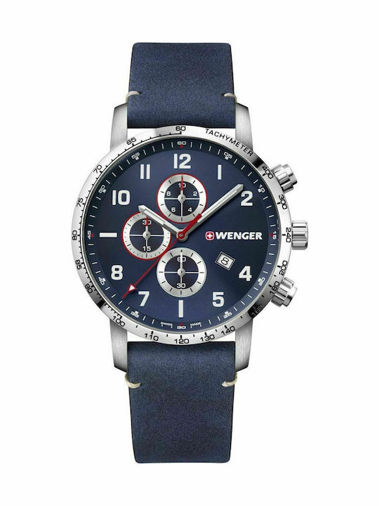 Wenger Attitude Men's Watch 44mm Chronograph Ba...