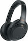 Sony WH-1000XM3 Ασύρματα / Ενσύρματα Over Ear Ακουστικά με 30 ώρες Λειτουργίας και Quick Charge Μαύρα