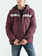 Winter Jacke Wasserdicht Burgundisch