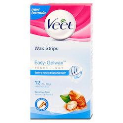 Veet Easy Gel Ταινίες Αποτρίχωσης για Ευαίσθητε...