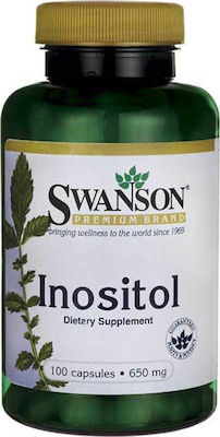 Swanson Inositol Vitamin 650mg 100 Mützen