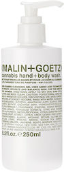 Malin+Goetz Cannabis Body Wash Bubble Bath Gel with Moisturizing Glycerin 250ml