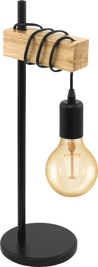 Eglo Townshend Decorative Lamp with Socket for Bulb E27 Black