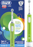 Oral-B Ηλεκτρική Οδοντόβουρτσα Junior Green για 6+ χρονών