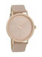 Oozoo Timepieces Watch with Pink Leather Strap